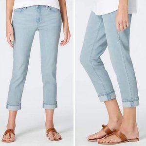 J. Jill Authentic Fit Crop Jeans Light Blue Wash